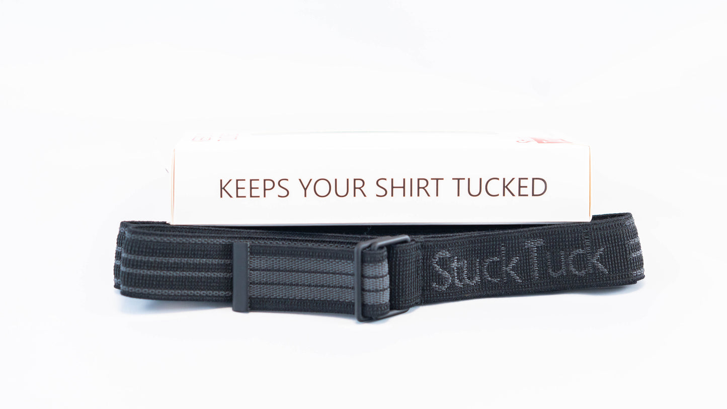 Shirt Stay Belt by Stuck Tuck – Tucked Shirt Holder for Men and Women – 3 Sizes